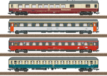 Trix 23110 - H0 - 4-tlg. Set Personenwagen FD 264 Mozart, ÖBB, SNCF, DB, Ep. IV - Set 1<BR>Insider Club Modell